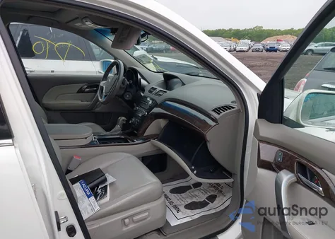 2011 Acura Mdx Technology Package from USA, damaged, VIN 2HNYD2H65BH510414